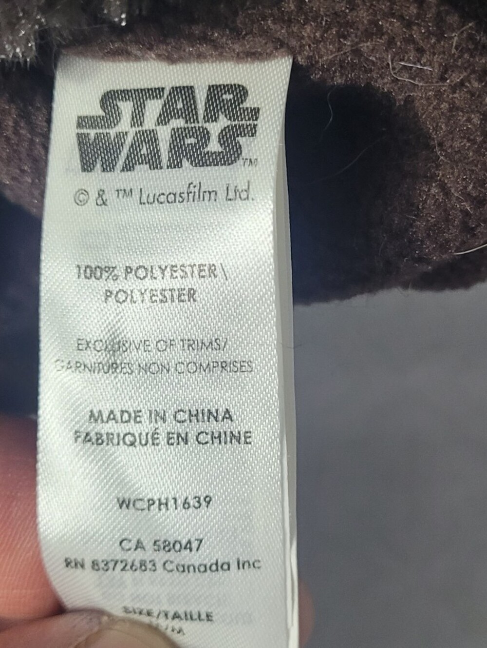 Star Wars Plush Hooded Ewok Dog / Pet Costume Halloween - Picture 4 of 5